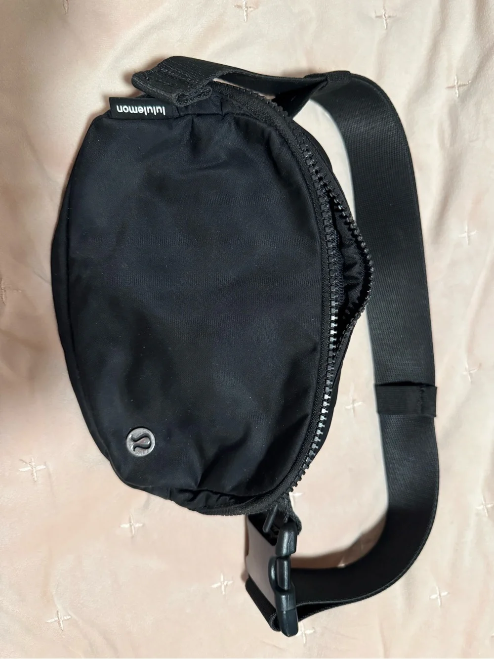 lululemon athletica Black Nylon Waist Pack